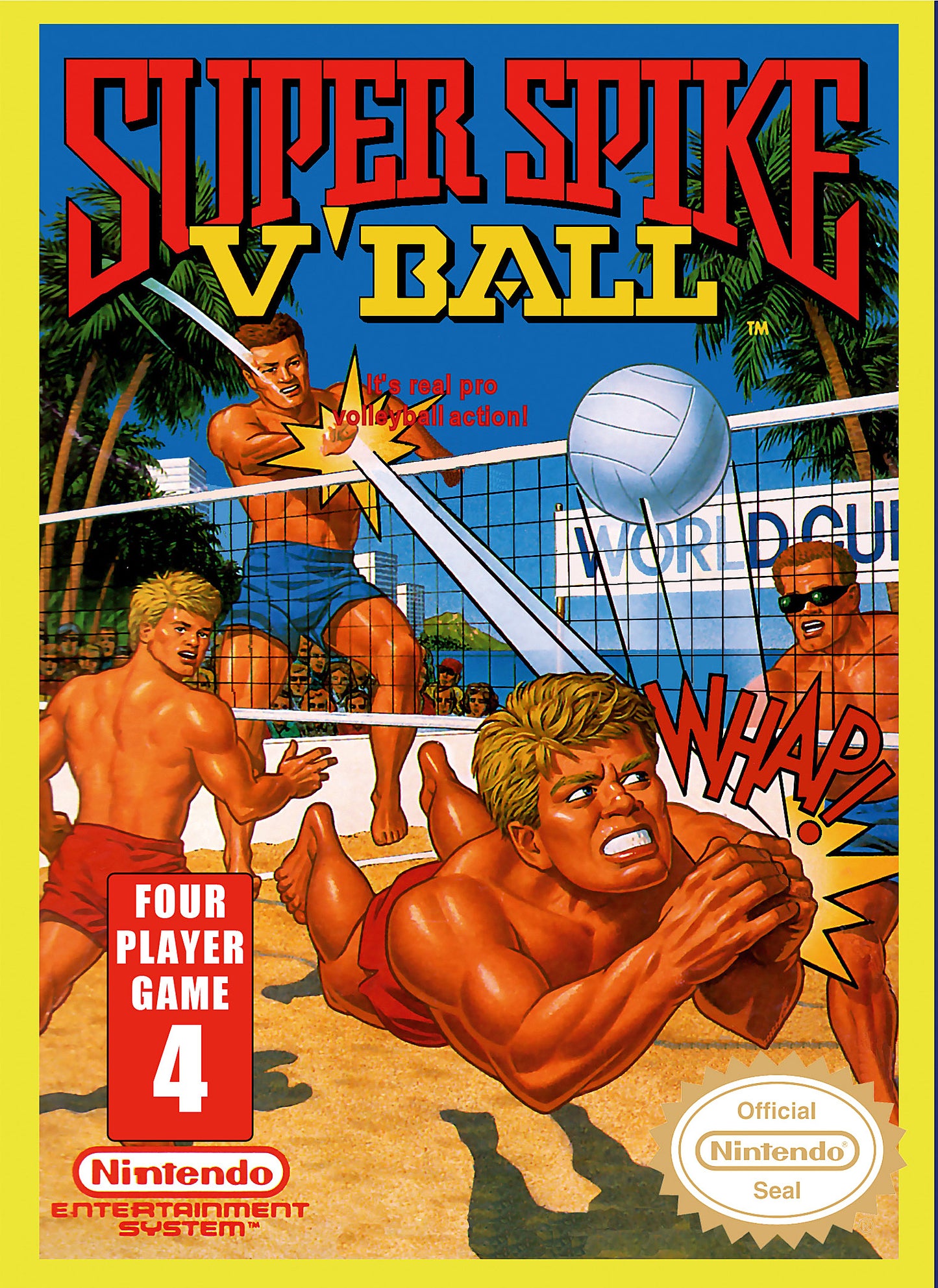 SUPER SPIKE V'BALL  - NES (W/BOX)