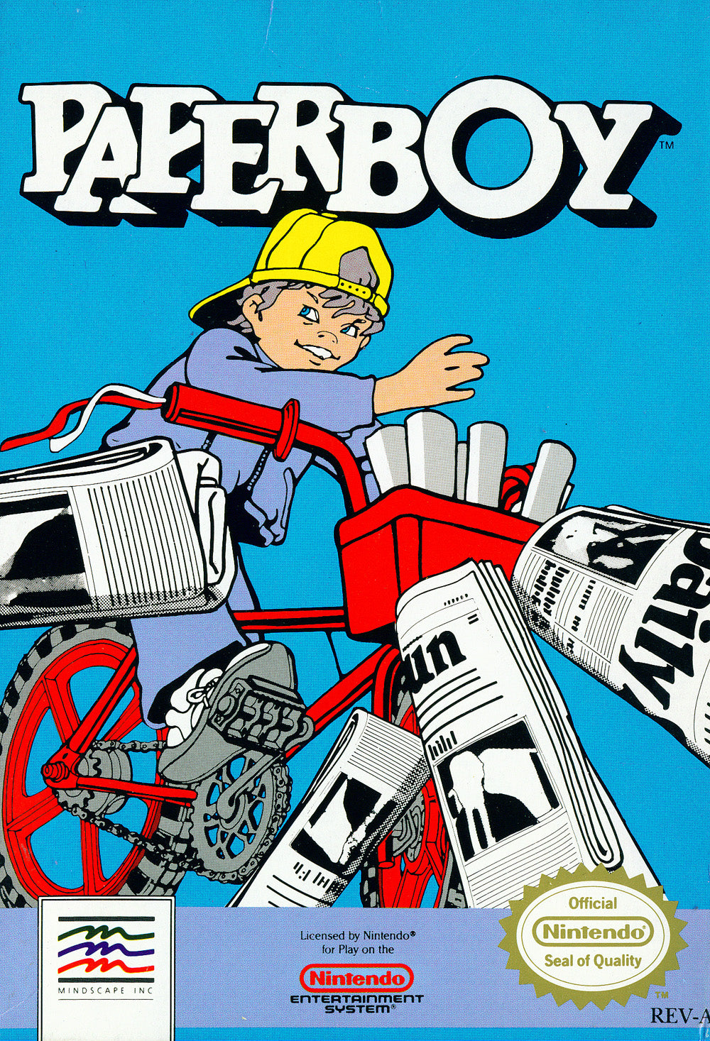 PAPERBOY  - NES (W/BOX & MANUAL)