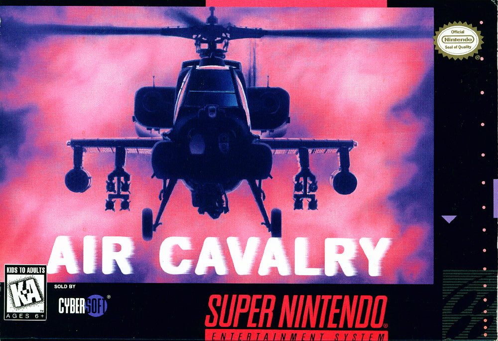 AIR CAVALRY  - SNES (W/BOX & MANUAL)