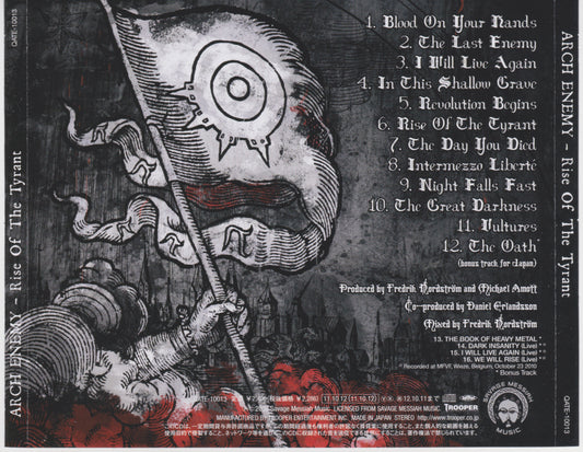 ARCH ENEMY  - RISE OF THE TYRANT