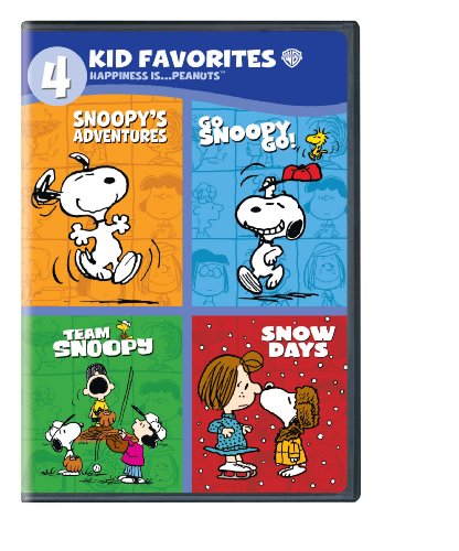 SNOOPY'S ADVENTURES - DVD-4 KID FAVORITES