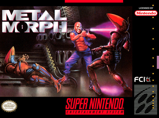 METAL MORPH  - SNES (W/BOX)