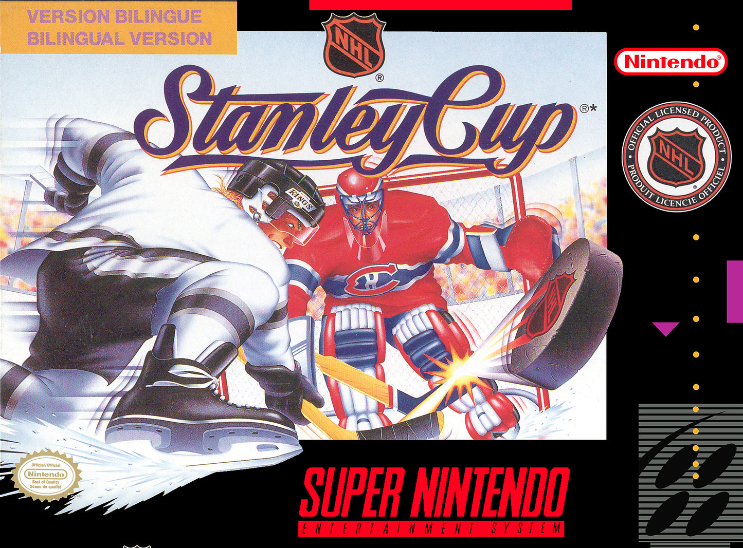 NHL STANLEY CUP  - SNES (W/BOX)