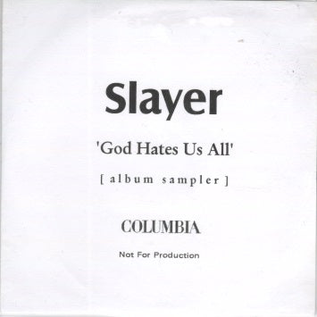 SLAYER  - GOD HATES US ALL (19 TRACKS LTD ED)