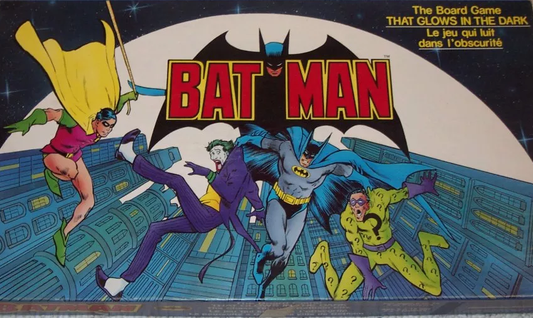 BATMAN (GLOW IN THE DARK) - BOARD GAME-PARKER BRO-1989