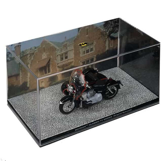 BATMAN CLASSIC TV: ORIGINAL BATCYCLE - EAGLEMOSS-DIE-CAST