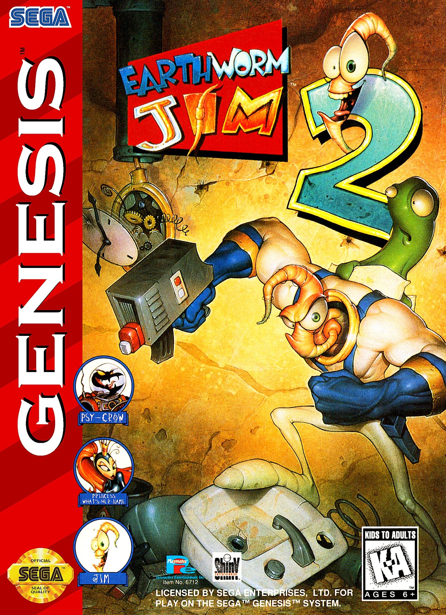 EARTHWORM JIM 2  - GENESIS