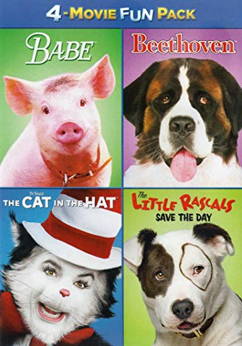 BABE/BEETHOVEN/CAT IN THE HAT/LITTLE RAS - DVD-4 MOVIE COLLECTION
