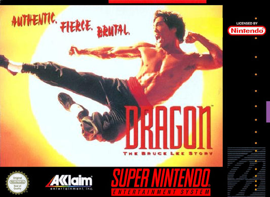 DRAGON: THE BRUCE LEE STORY  - SNES (W/BOX)