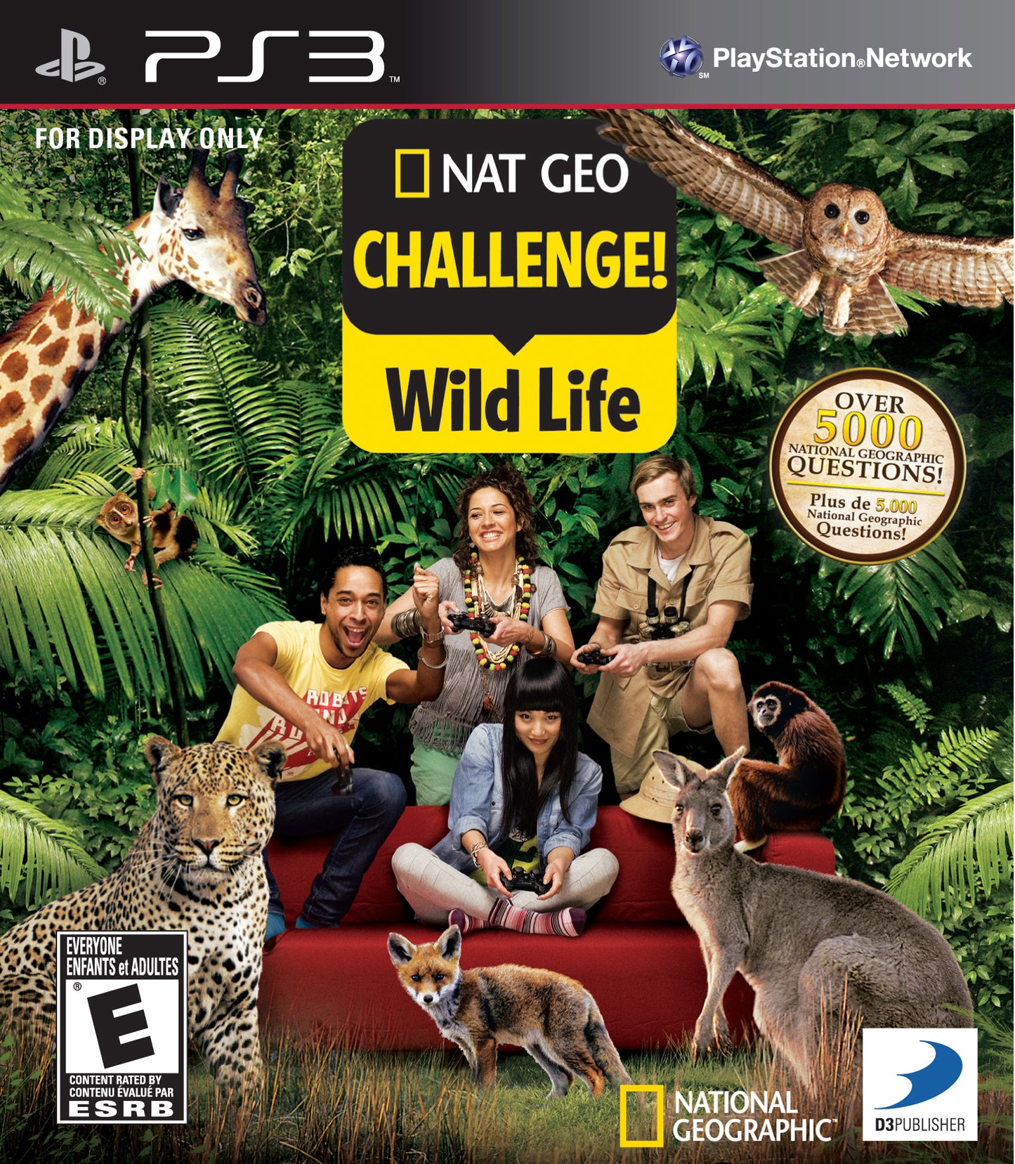 NAT GEO CHALLENGE! WILD LIFE  - PS3