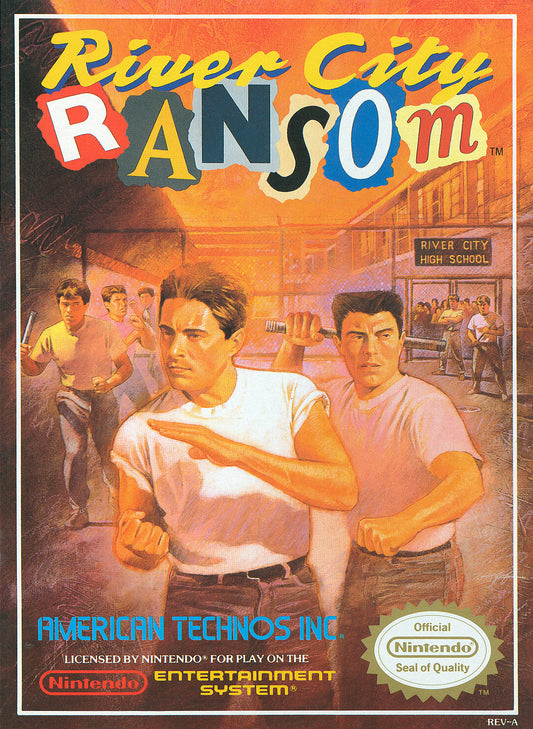 RIVER CITY RANSOM  - NES (W/BOX & MANUAL)