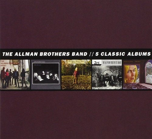 THE ALLMAN BROTHERS BAND - 5 CLASSIC ALBUMS (5CD)