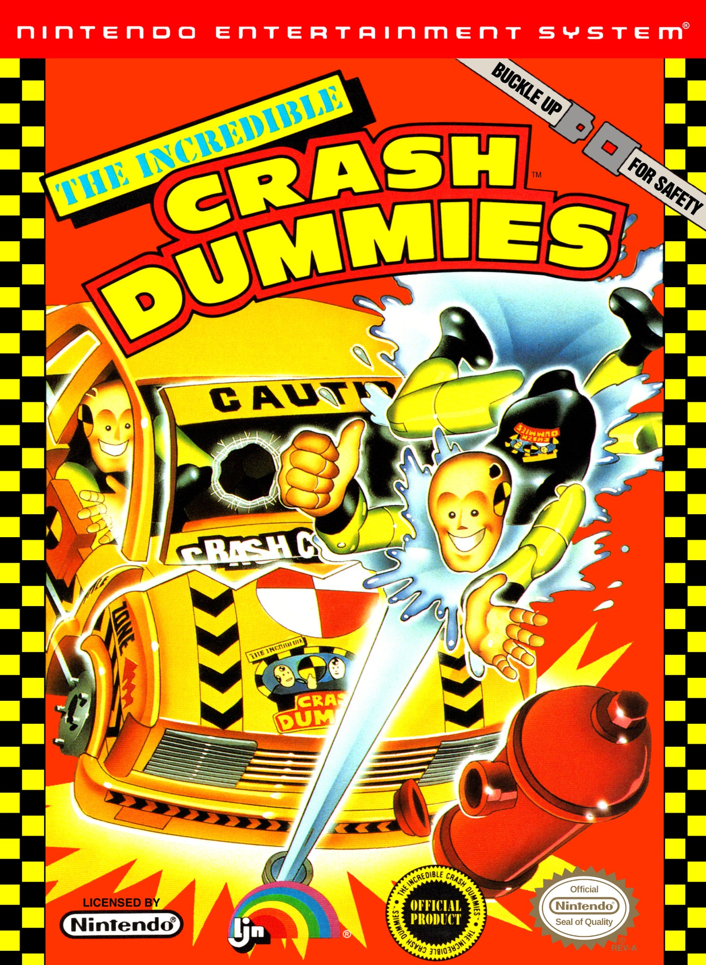 INCREDIBLE CRASH DUMMIES  - SNES (W/BOX & MANUAL)