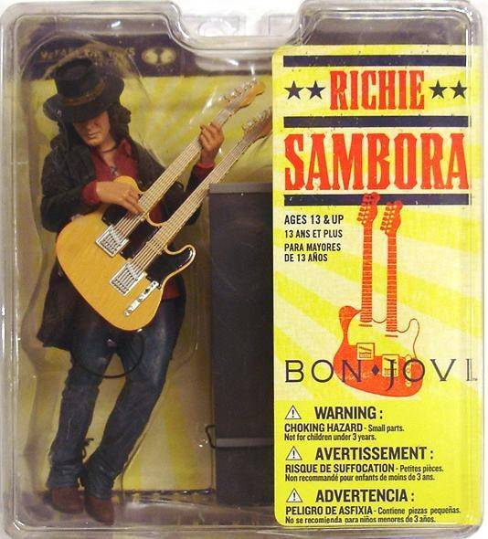 BON JOVI: JON BON JOVI/RICHIE SAMBORA - MCFARLANE-2007-SET OF 2