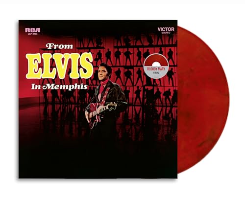 ELVIS PRESLEY - FROM ELVIS IN MEMPHIS (RED AND BLACK MARBLE VINYL)