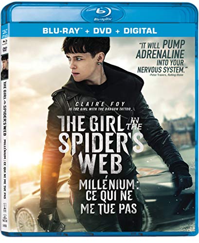 THE GIRL IN THE SPIDER'S WEB, BILINGUAL - BLU-RAY/DVD + DIGITAL COMBO PACK