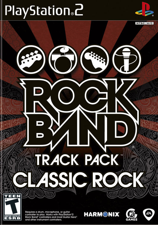 ROCK BAND: TRACK PACK CLASSIC ROCK  - PS2