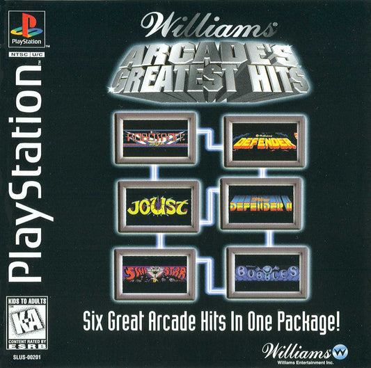 WILLIAMS ARCADE'S GREATEST HITS  - PS1