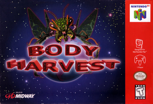 BODY HARVEST  - N64 (W/BOX & MANUAL)