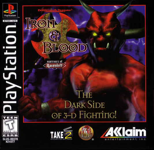 ADVANCED DUNGEONS & DRAGONS: IRON & BLOO  - PS1