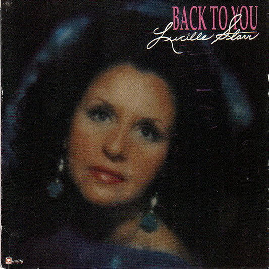 STARR, LUCILLE  - BACK TO YOU
