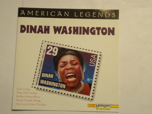 WASHINGTON, DINAH  - AMERICAN LEGENDS