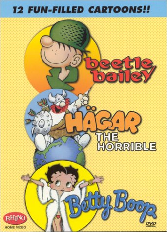 BEETLE BAILEY/HAGAR/BETTY BOOP  - DVD-12 CARTOONS-RHINO HOME VIDEO