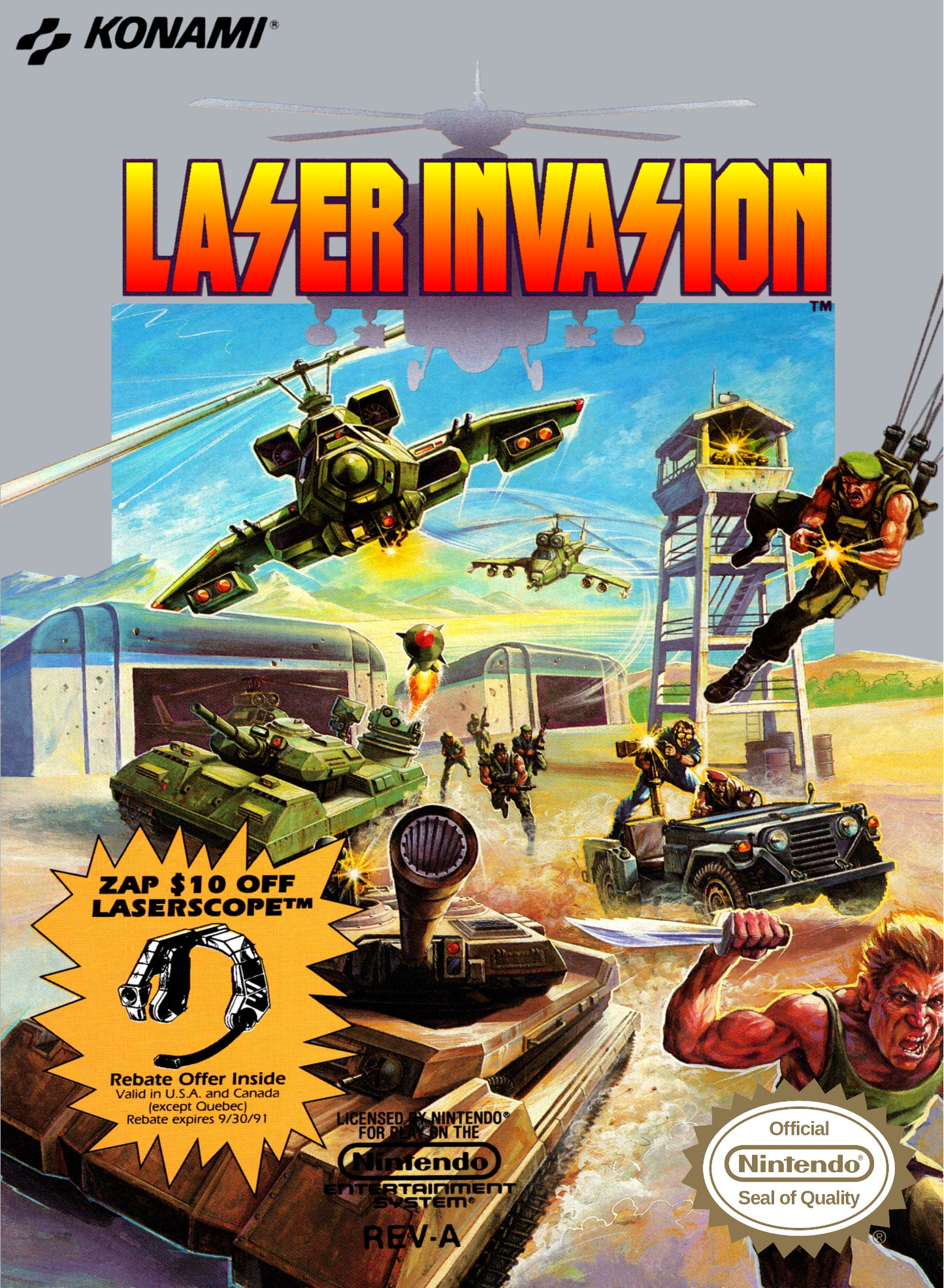 LASER INVASION  - NES