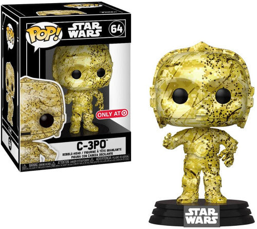 STAR WARS:R2-D2 #31/C-3PO #64 (FUTURA)(SET OF 2) - FUNKO POP!-EXCLUSIVE