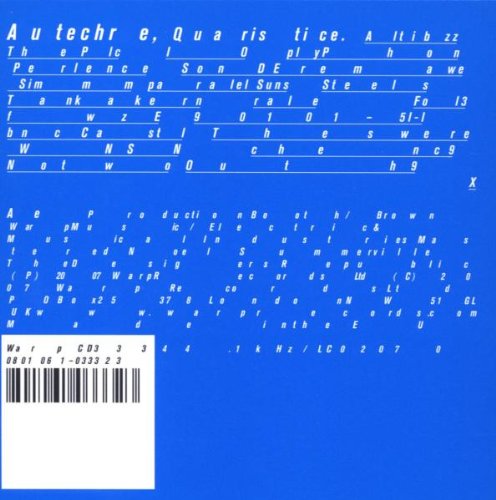 AUTECHRE - QUARSTICE