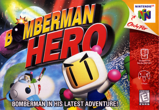 BOMBERMAN HERO  - N64 (W/BOX)