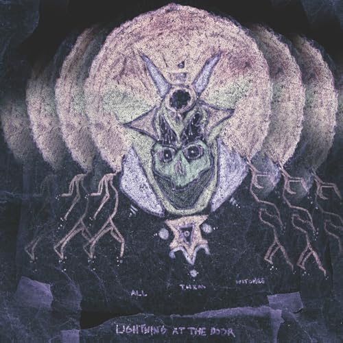 ALL THEM WITCHES - LIGHTNING AT THE DOOR (TRANSLUCENT PINK WITH BLUE SWIRLS (SYNTHWAVE) VINYL)