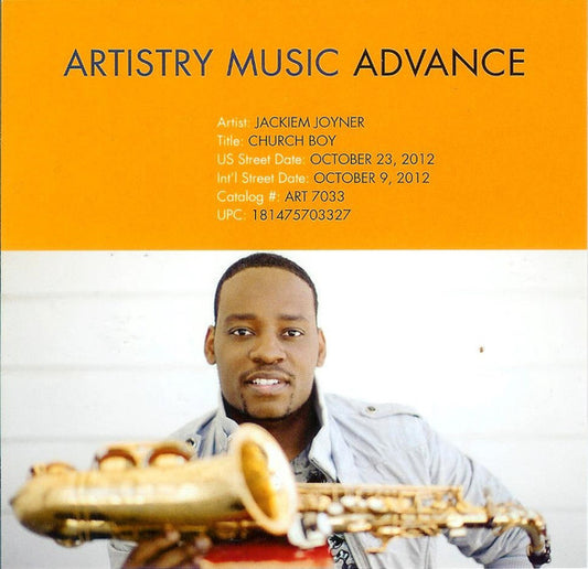 JOYNER, JACKIEM  - CHURCH BOY