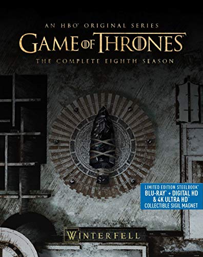 GAME OF THRONES: SEASON 8 (STEELBOOK/4K ULTRA HD/BLU-RAY)