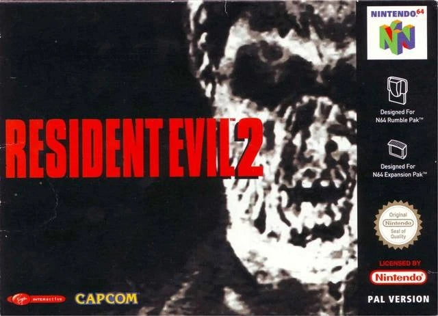 RESIDENT EVIL 2  - N64 (W/BOX)