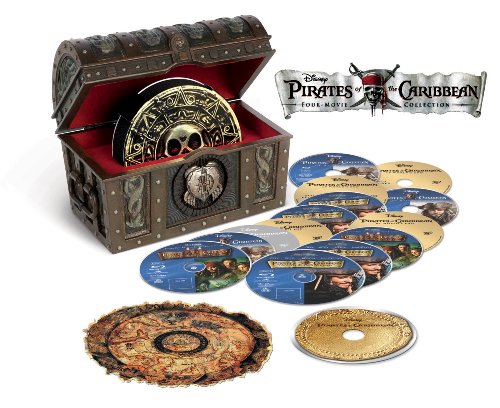 PIRATES OF THE CARIBBEAN COLLECTION (15-DISC BOX SET) [BLU-RAY 3D + BLU-RAY + DVD + BONUS DISC + DIGITAL COPY]