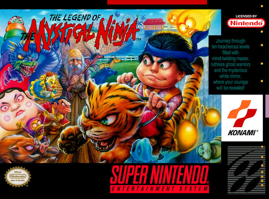 LEGEND OF THE MYSTICAL NINJA  - SNES (W/BOX)