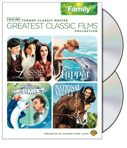 TCM GREATEST CLASSIC FILMS COLLECTION: FAMILY (LASSIE COME HOME / FLIPPER / THE INCREDIBLE MR. LIMPET / NATIONAL VELVET)