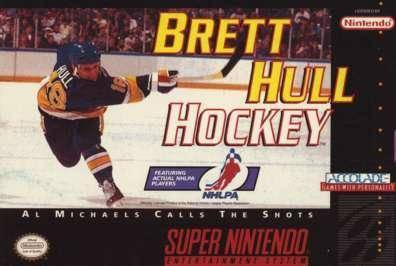 BRETT HULL HOCKEY '95  - SNES (W/BOX)