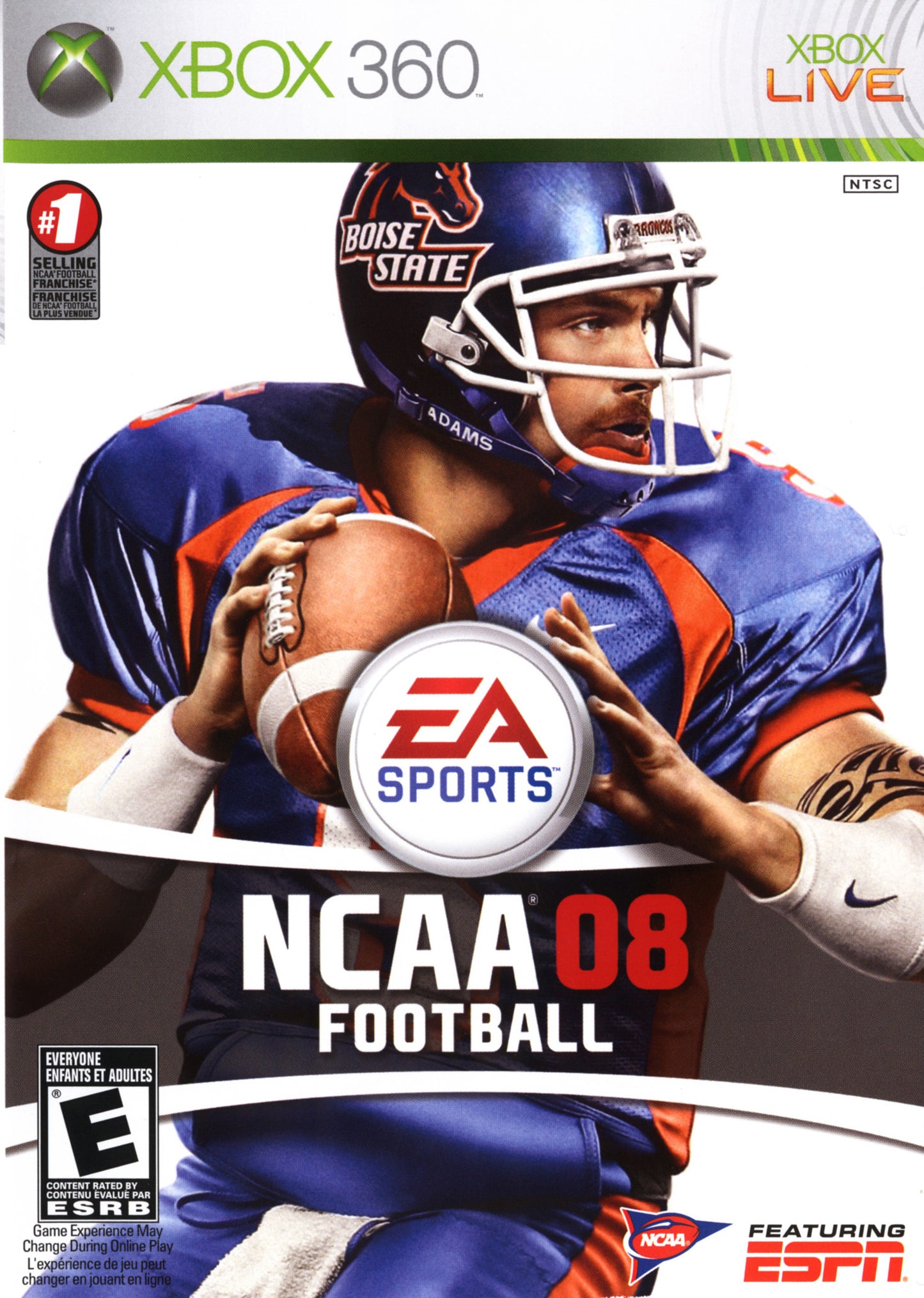 NCAA FOOTBALL 08  - XBX360