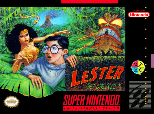 LESTER THE UNLIKELY  - SNES (W/BOX)