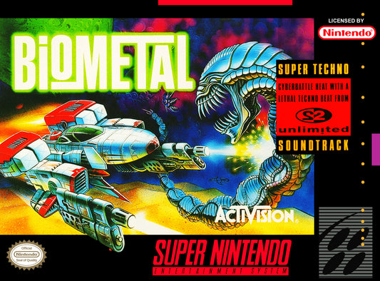 BIOMETAL  - SNES (W/BOX & MANUAL)