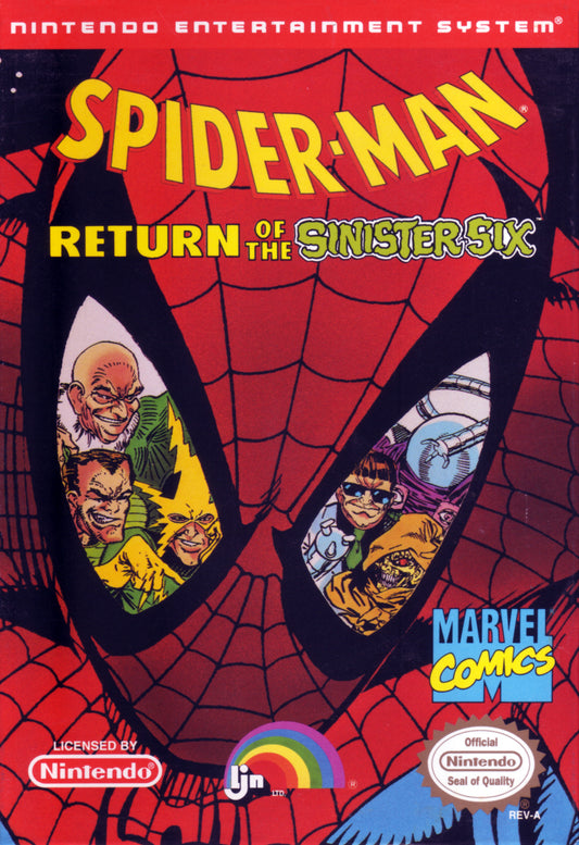 SPIDER-MAN: RETURN OF THE SINISTER SIX  - NES