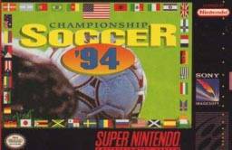 CHAMPIONSHIP SOCCER '94  - SNES (W/BOX & MANUAL)