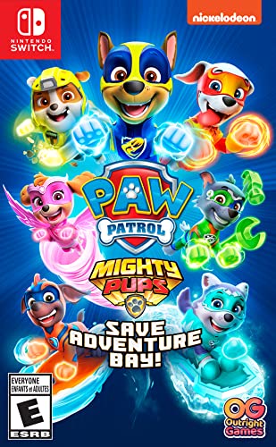 PAW PATROL MIGHTY PUPS NINTENDO SWITCH GAMES AND SOFTWARE