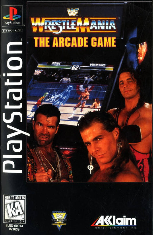 WWF WRESTLEMANIA: THE ARCADE GAME  - PS1