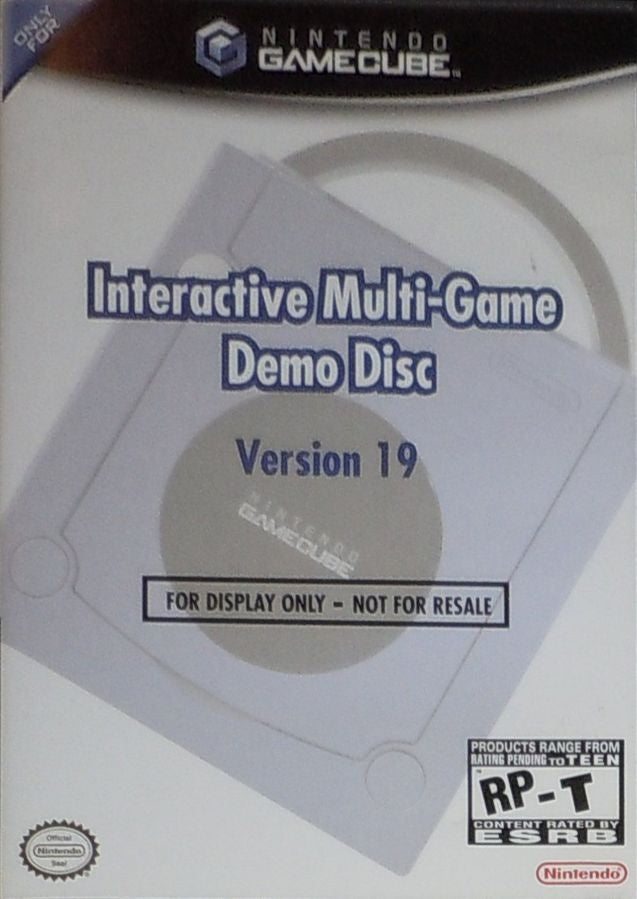 INTERACTIVE MULTI-GAME DEMO DISC #19  - GCB