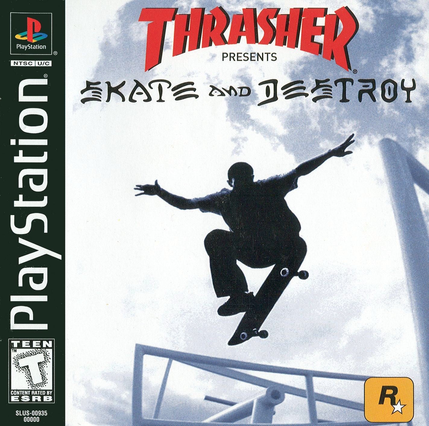 THRASHER: SKATE & DESTROY  - PS1