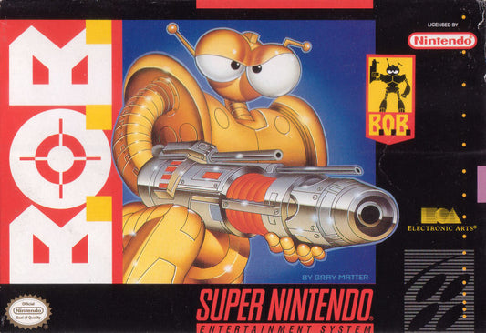 B.O.B.  - SNES (W/BOX & MANUAL)