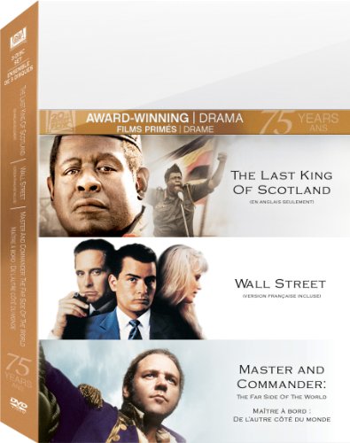 LAST KING OF SCOTLAND/WALL STREET/MASTER - DVD-AWARD WINNING DRAMAS